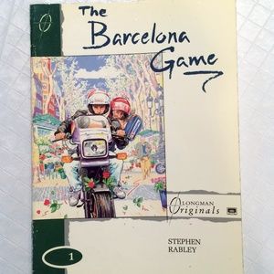 "The Barcelona Game" Paperback book to learn English as a second language